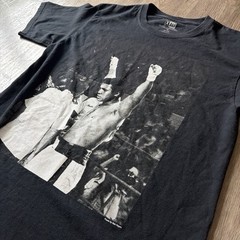 Muhammad Ali Graphic Tee Boxing Legend Shirt Size M Short Sleeve Black Vintage