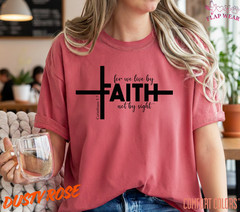 Unisex Faith Not By Sight Chri T-Shirt, Men T shirt,Women T shirt Gift Christian