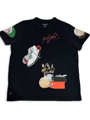 Nike Air Jordan Flight World Tour Graphic T-Shirt Black Men’s XL Rare