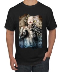Marilyn Monroe Smoking Hollywood Pop Culture Men Graphic Tshirt