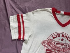 Kid Rock Shirt Mens XL White Red Detroit Michigan Badass Rock Band Tour Concert