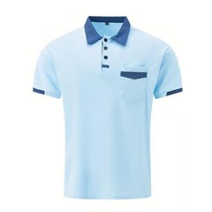Mens Polo Shirts Short Sleeve Regular Fit Casual Work Golf Designer T Shirt Tops