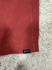 Duluth Trading Co Burly Thermal Shirt Standard Fit Untucked Length Mens 3XL Rust