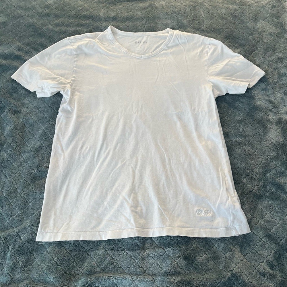 Hugo Boss Classic White Short Sleeve Tee