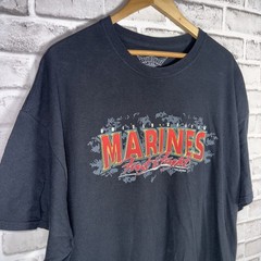 United States Marines First to Fight Men’s Size 2XL Black Vintage 2012