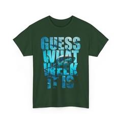 Shark Awareness Support T-Shirt, Guess What Week It Is Funny Summer Beach Shirt