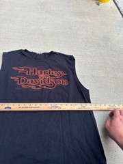 Vintage 2007 Harley-Davidson Men’s Black Sleeveless Graphic Tank Top