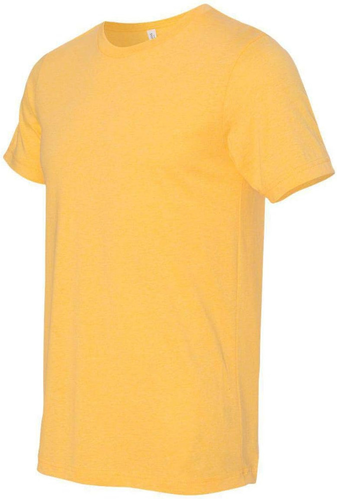 Canvas Mens Unisex Jersey Short-Sleeve T-Shirt(3001C)-Hthr YELLOW GOLD-S