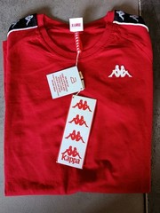 KAPPA t shirt size xl col. red mod.303UV10 222 BAND COEN SLIM euro 35.00