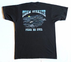 Team Stealth Air Force Vintage T Shirt 1980’s USA Military Tactical Group Bomber