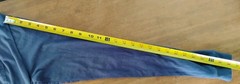 Hunt to Harvest Large Blue Long Sleeve Cotton T-shirt Large Pocket