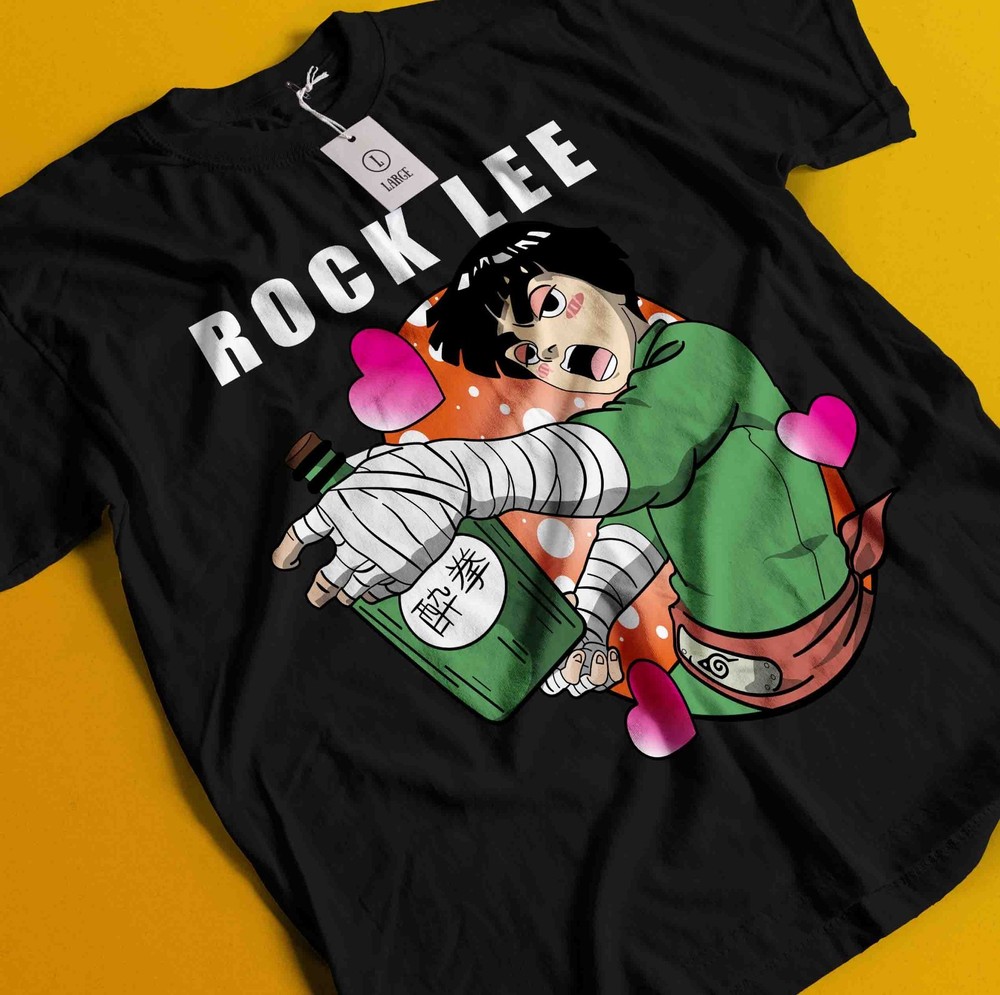 Naruto T-Shirt Rock Lee Shirt Itachi Might Guy Anime Manga Graphic Unisex Tee