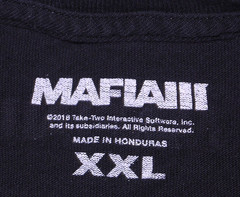Mens Official MAFIA III Game Graphic T Shirt size 2XL