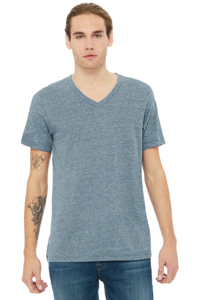 BC3005CVC BELLA+CANVAS Unisex Heather CVC V-Neck Tee