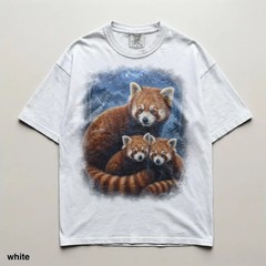 Vintage Red Panda Family Comfort Tee Soft Shirt Gift Animal