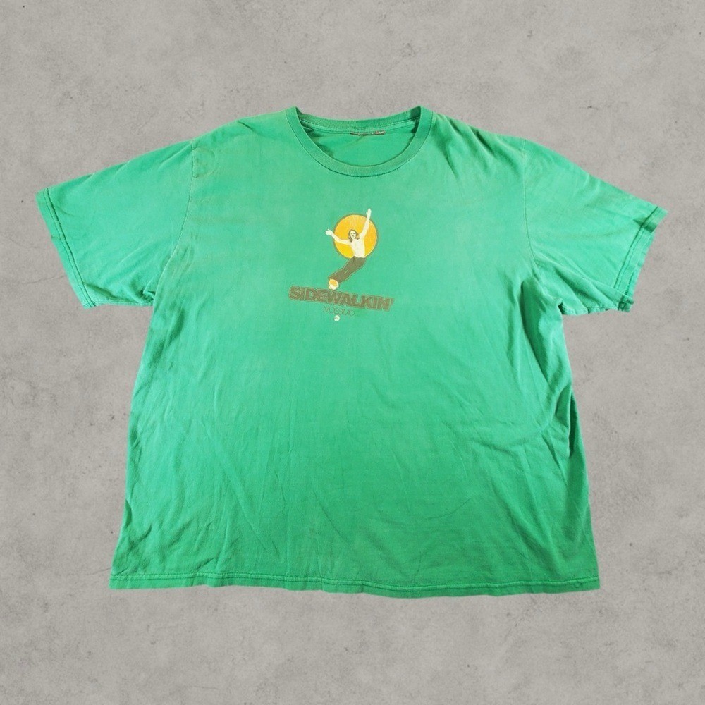 Vintage Mossimo Shirt Mens XL Green Y2K Sidewalkin Surf Rare 2000s 90s Skate