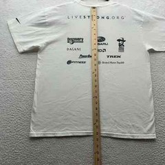 Nike 2005 Lance Armstrong Adults Small S Ride For Roses Silver Tag Live Strong