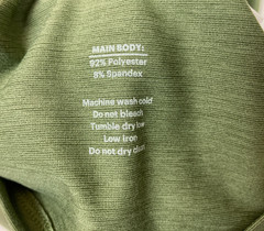 REI Co-op Men’s Athletic Tee Shirt Size 3XL Green Stretch Fabric Soft