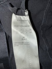 Rick Owens Drkshdw Black Star Cut-Out Jersey Level Drop Logo Strap T-Shirt Top L