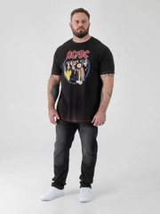 D555 Duke Big Mens AC/DC Printed T-Shirt Licensed Product 2XL-10XL (601914)