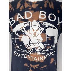 Bad Boy Entertainment Tie Dye Rap Puff Daddy Retro Logo T-Shirt Men’s MEDIUM