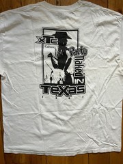 Vintage Mens XTC Cabaret Party Naked 02 Texas Strip Club Large Shirt Nude Dancer