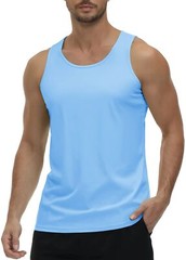 Men’s Tank Tops Sleeveless Muscle Tee Gym Bodybuilding Athletic Workout Casual T