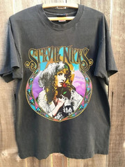 Stevie Nicks Vintage Tour Graphic T Shirt Charcoal S-5XL