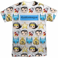 Trevco Men’s Dc Hashtag Double Sided Adult T-Shirt. White, 2X