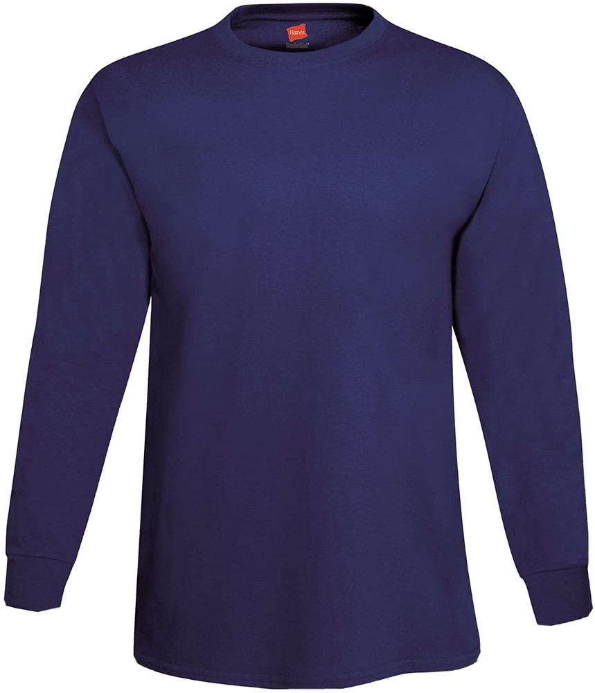 Hanes ComfortSoft® Men’s Long-Sleeve T-Shirt 4-Pack O5286