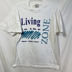 Vintage Single Stitch Living in the Zone SELP 90’s Graphic T-Shirt 1994 XL Tee
