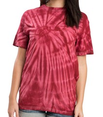 Tie Dye T-Shirts Red, Blue, Pink, Purple, Black, Green Kids Adult 100% Cotton