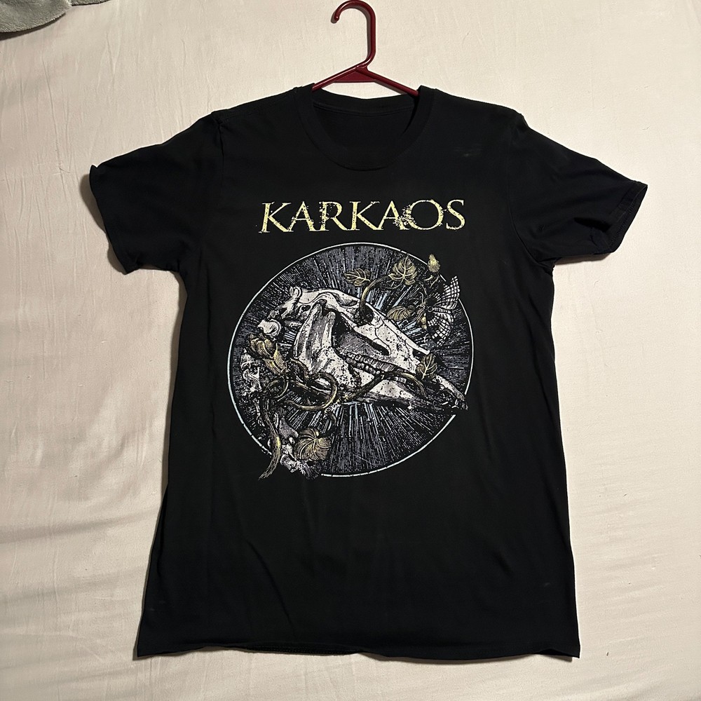 KARKAOS band T-shirt – Size M – Heavy Metal Deathcore – black – Morgan Lander