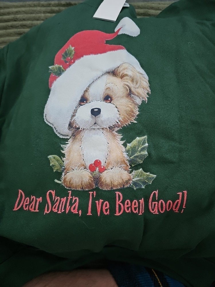 Walmart Vintage – L 14/16 – Christmas Puppy Sweatshirt
