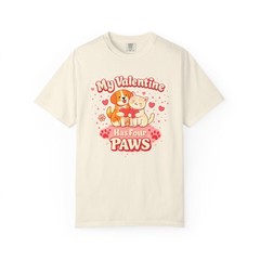 Valentine Has Four Paws Shirt, Pet Shirt, Dog, Cat Valentine Tee, Pet Lover Gift