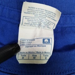Cancun Mexico Turtle Embroidered Yazbek Men’s Graphic Tee Size Medium Blue