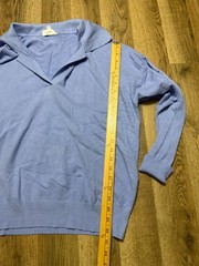 Milano Shirt, Men’s Size Large, Purple, Long Sleeve, V-neck, Collared