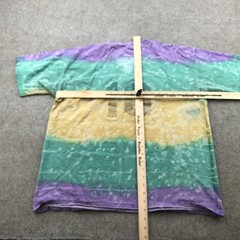 Vintage Soccer Shirt Mens XL Tie Dye Skeleton Finish line Mardi Gras 90s