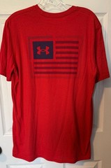 3 NEW Under Armour Men’s Shirts Logo Graphic Freedom Military Flag M Shirt NWT