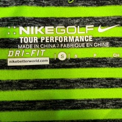 Men’s green and black Nike golf tour performance small excellent condition