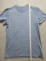 American Eagle Outfitters Men T Shirt M Blue Heather Classic Fit Short Sleeve