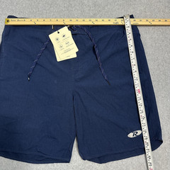 NWT Rokka&Rolla Men’s XL/XG Stretch Mesh Lined Swim Navy Trunk UPF50 Quick Dry