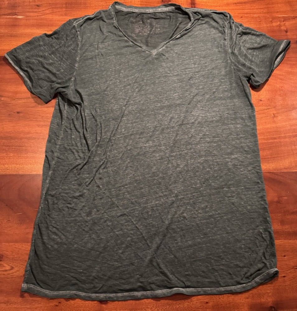 Nordstrom The Rail Men’s Green Short Sleeve V-neck T Shirt Sz XXL