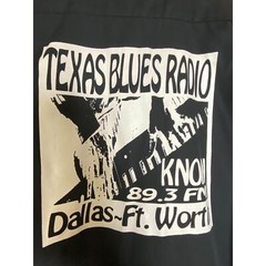Vtg Texas Blues Ra2dio KNON 89.3 Dallas-Ft. Worth Dickies Work Shirt Sz Men’s 2X