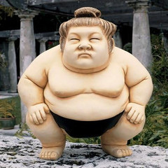 Large Basho Sumo Wrestler Sculpture – Stunning Art for Your Home Decor