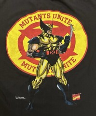 Vintage 1993 X-Men Wolverine Mutants Unite Marvel Comics Tee Shirt – Men’s Large