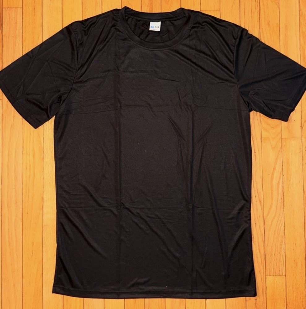 New Dri-Tek Mens Short Sleeve Big Tall Peformance Workout T-Shirt XLT