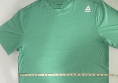 Green Reebox XL polyester/spandex short sleeve t-shirt
