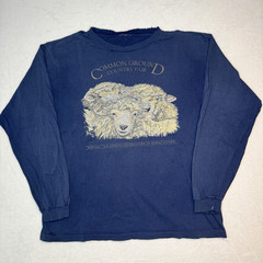 Vintage Thrashed 2002 Common Ground Country Fair Shirt Mens XL Liberty Graphics