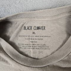 Black Clover Shirt Mens XL Lucky Place Knit Stretch Athletic Golf Casual Preppy